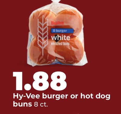 Hy-Vee burger or hot dog buns