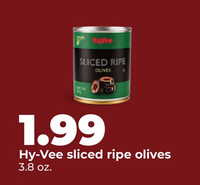 Hy-Vee sliced ripe olives