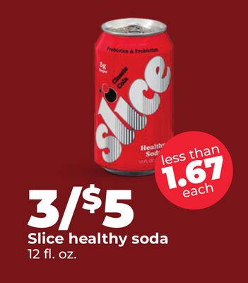 Slice healthy soda