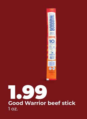 Good Warrior beef stick