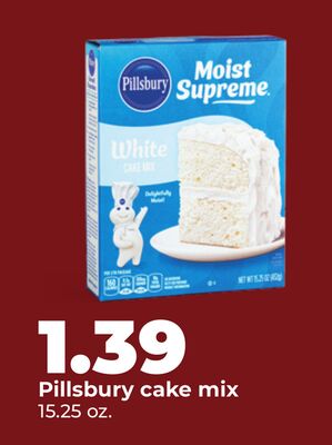 Pillsbury cake mix
