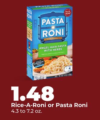 Rice-A-Roni or Pasta Roni