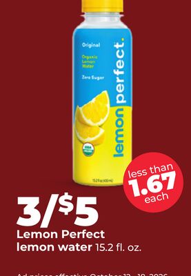 Lemon Perfect lemon water