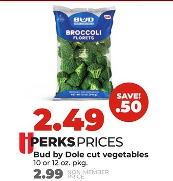 Bud by Dole cut vegetables