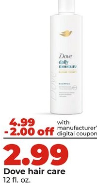 Dove hair care