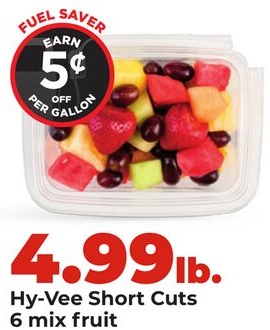 Hy-Vee Short Cuts 6 mix fruit