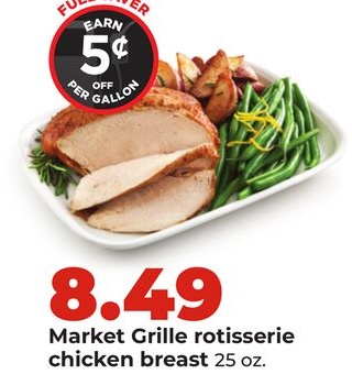 Market Grille rotisserie chicken breast