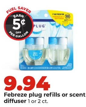 Febreze plug refills or scent diffuser