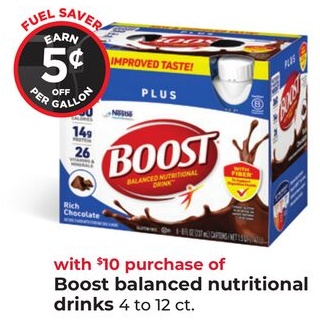 Boost balanced nutritional drinks