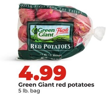 Green Giant red potatoes