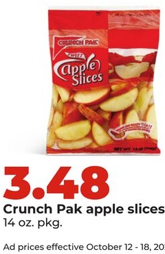 Crunch Pak apple slices