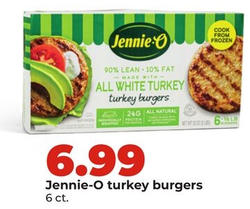 Jennie-O turkey burgers