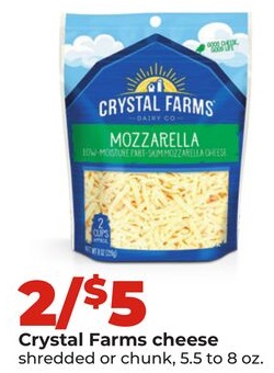 Crystal Farms cheese