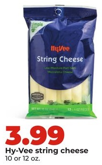 Hy-Vee string cheese