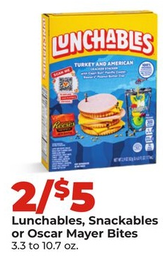 Lunchables, Snackables or Oscar Mayer Bites