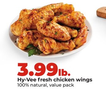 Hy-Vee fresh chicken wings