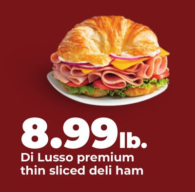 Di Lusso premium thin sliced deli ham