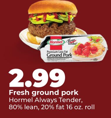 Fresh ground pork