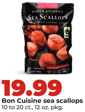 Bon Cuisine sea scallops