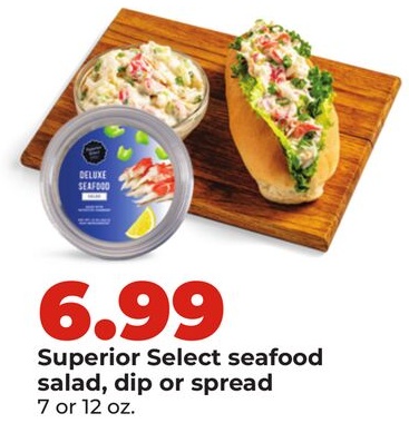 Superior Select seafood salad, dip or spread