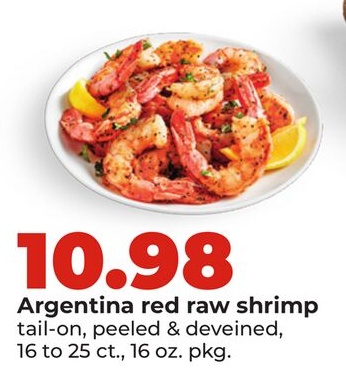 Argentina red raw shrimp