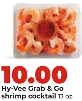 Hy-Vee Grab & Go shrimp cocktail
