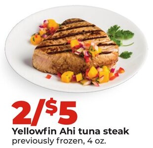 Yellowfin Ahi tuna steak