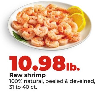 Raw shrimp