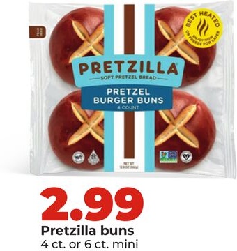 Pretzilla buns