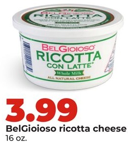 BelGioioso ricotta cheese