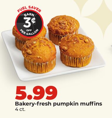 Bakery-fresh pumpkin muffins