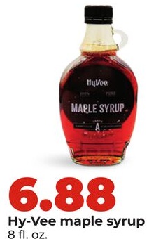 Hy-Vee maple syrup