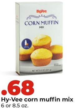 Hy-Vee corn muffin mix
