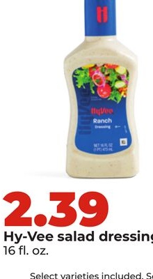 Hy-Vee salad dressing