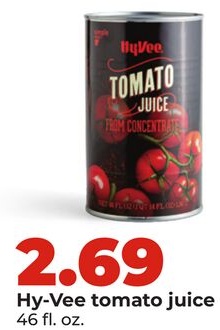 Hy-Vee tomato juice