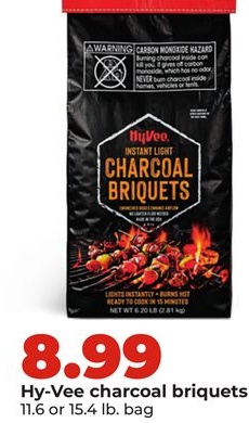 Hy-Vee charcoal briquets