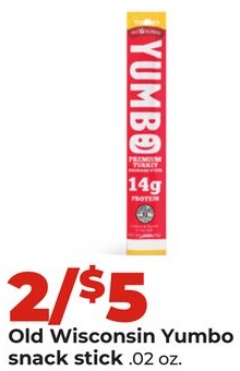 Old Wisconsin Yumbo snack stick