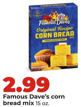 Famous Dave's corn bread mix