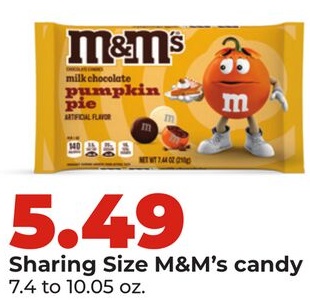 Sharing Size M&M's candy