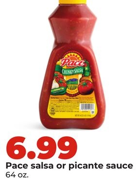 Pace salsa or picante sauce