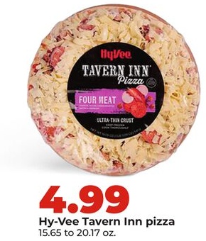 Hy-Vee Tavern Inn pizza