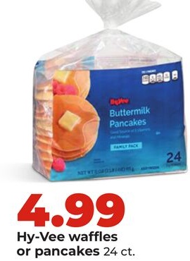 Hy-Vee waffles or pancakes