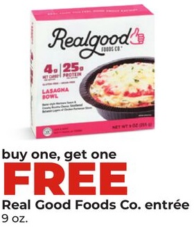 Real Good Foods Co. entrée
