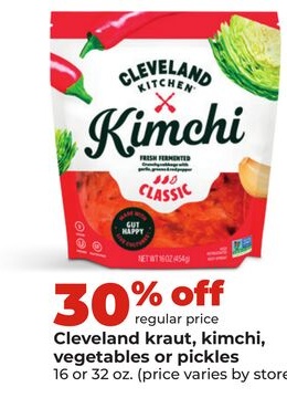 Cleveland kraut, kimchi,vegetables or pickles