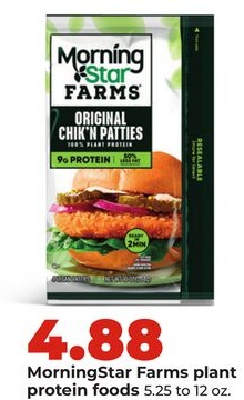 MorningStar Farms plant protein foods