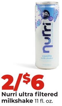 Nurri ultra filtered milkshake