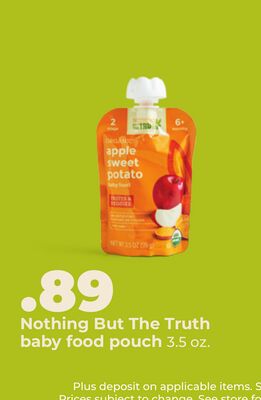 Nothing But The Truth baby food pouch