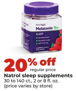 Natrol sleep supplements