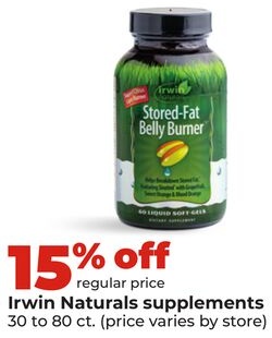 Irwin Naturals supplements