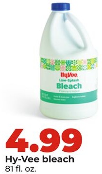 Hy-Vee bleach